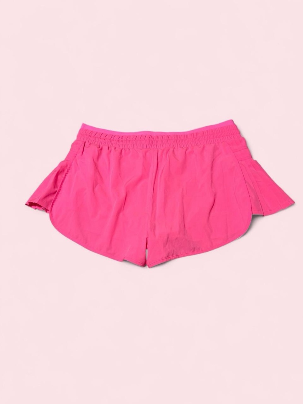 JoyLab Bright Pink Ruffle Athletic Shorts - Picture 2 of 3